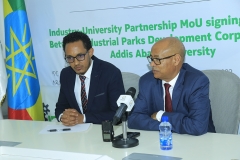 AAU Signs MoU with Industrial Parks Development Corporation (IPDC)